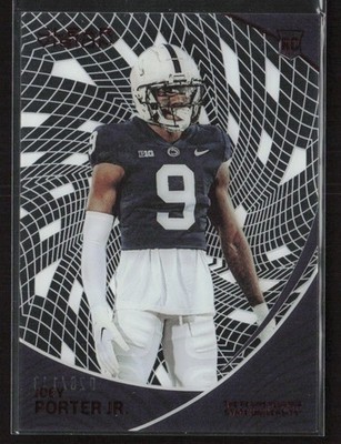 Joey Porter Jr. 2023 Panini Chronicles Draft Picks #14 Clear Vision Red /149