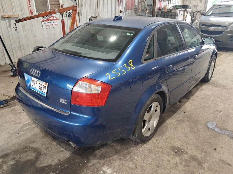 2004 Audi A4 Front Left Door Trim Panel LF 4DR SED BLK Genuine Used Part - Image 4 of 4