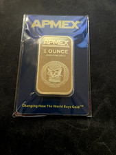 1 oz .9999 gold bar by APMEX ( IN TEP PACKAGE) 3550.90 per troy oz