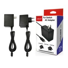 AC Power Supply Adapter Home Wall Travel Charger Cable 2.4A For Nintendo Switch