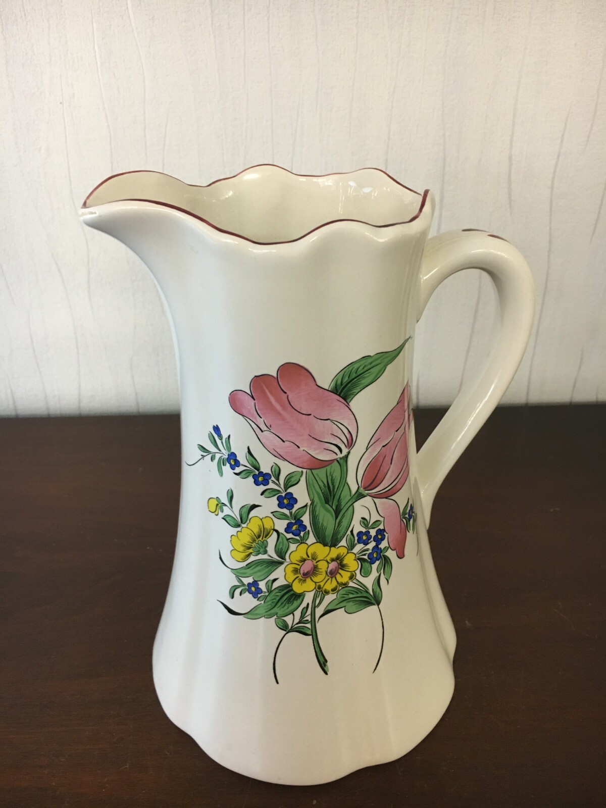 1 Water Pitcher In Faience From Lunéville