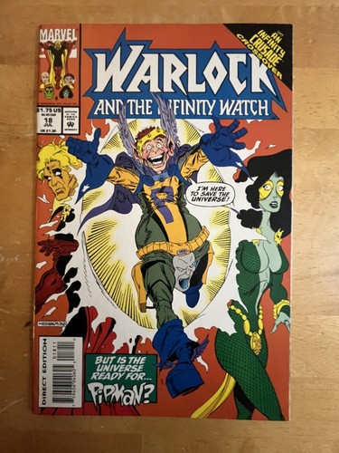 WARLOCK AND THE INFINITY WATCH # 18   NM/M 9.2  1993  NOT CGC GRADED MODERN  AGE