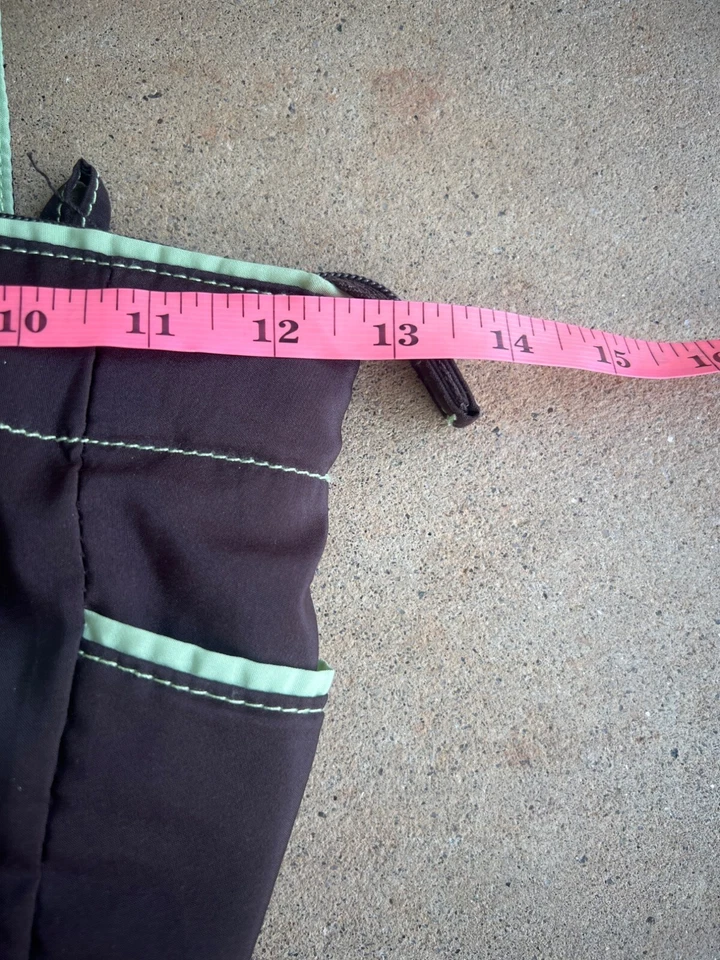 Disney Baby Brown & Green Winnie The Pooh Diaper Bag Tote With Zipper Closure & - Image 3 of 4