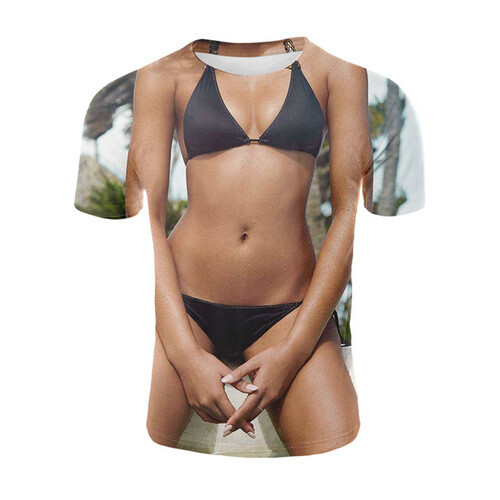 Summer Hot Sale 3D Printed Bikini Boobs 