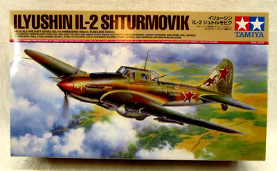 TAMIYA 1/48 ILYUSHIN IL-2 SHTURMOVIK Model Kit 61113 + MANY AFTERMARKET PARTS