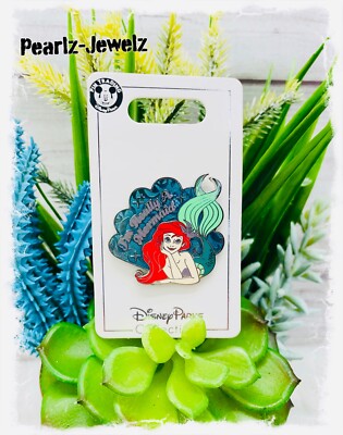 Disney Parks Collection I'm Really a Little Mermaid Ariel Enamel Trading Pin NWT