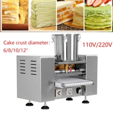 6/8/10''Electric Crepe Cake Crust Machine Pancake Crepe Machine with Copper Mold