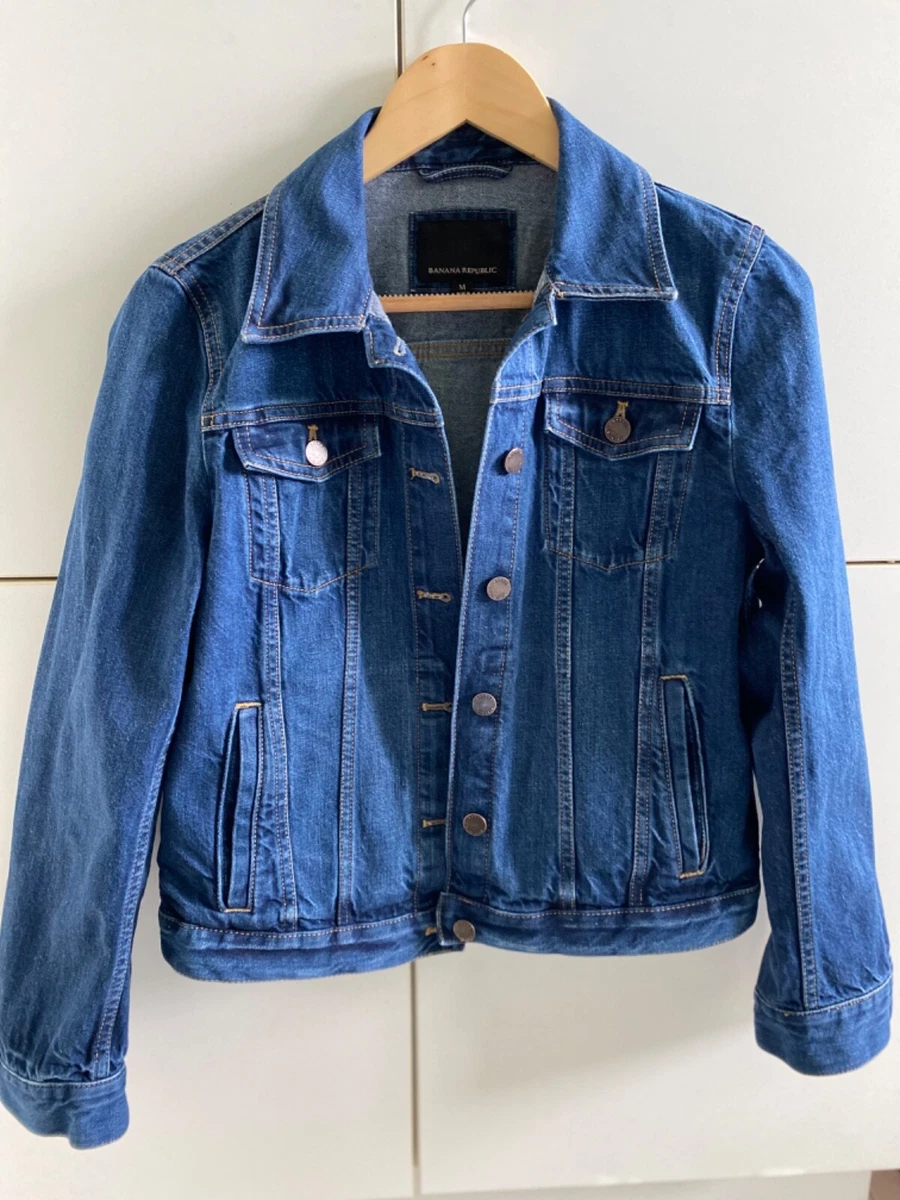 Banana republic denim jacket sale