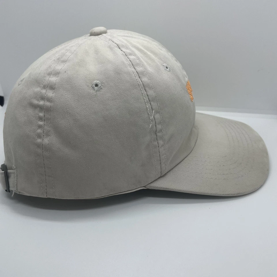 Tennessee Volunteers Power T Embroidered Tan Cap Orange Logo Adjustable Beige - Image 3 of 4