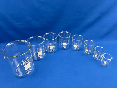 Becherglas niedrige Form mit Ausguss 100 mL   2000 mL Laborglas Laborzubehör