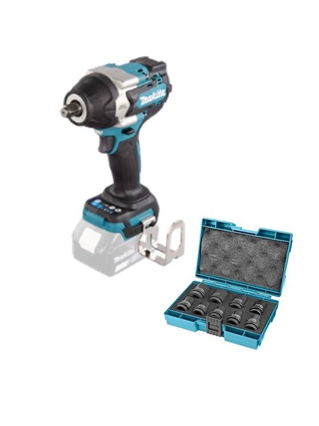 "Makita Akku Schlagschrauber 1/2\" Dtw 700 Z + Schlagnuss-Set"-image