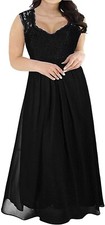 NWT 2XL sheer STRETCH lace NEMIDOR illusion gown dress evening plus black