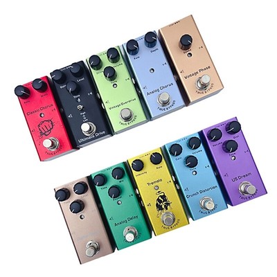 Pedal Processor of Overdrive Tone Effect for Guitar Bass, Exclude Power Adapter