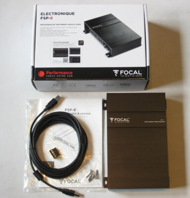 FOCAL FSP-8 8-CHANNEL DSP + REMOTE CONTROL, HI-END QUALITY