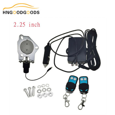 2.25'' Stainless Headers Electric Exhaust Vavle Motor Kit & Remote Switch Control
