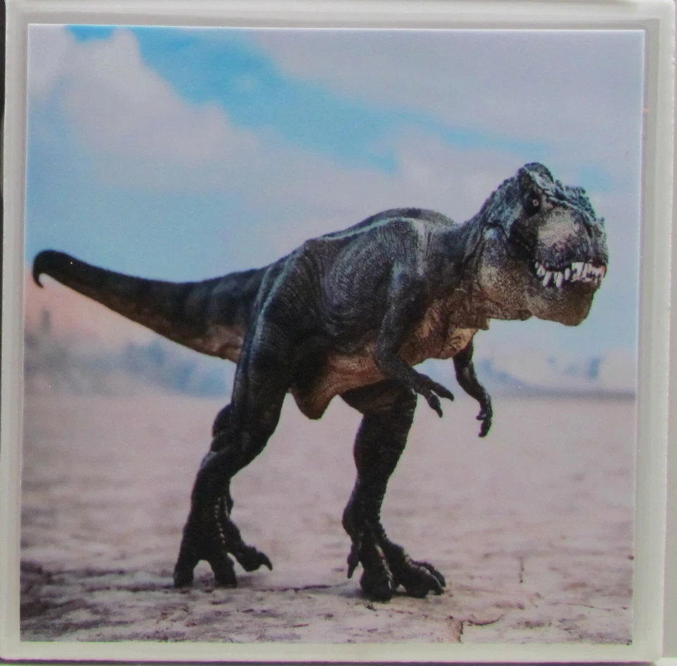 Montaña rusa de azulejos de cerámica - Dinosaurios - Juego de 4 - (Compra 2 juegos cualquiera - Consigue 1 juego gratis) A Foto 2 de 4