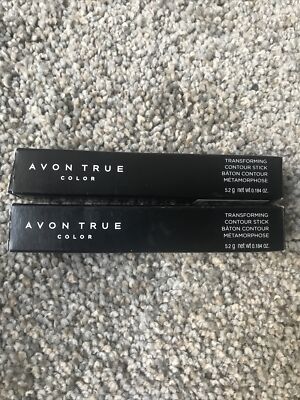 Avon True Color Make-Up Transforming Face Contour Stick Dual Sided Deep .184oz