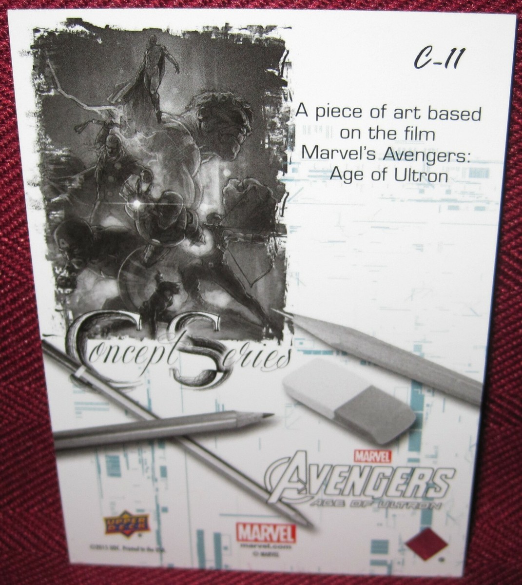 スケッチカード Marvel Avengers Age Of Ultron 2022 Upper Deck Marvel Allure Ultron #37 James Spader