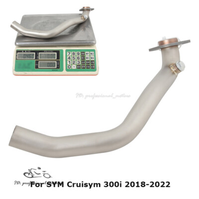 Slip for SYM Cruisym 300i 2018-2022 Stock Muffler Exhaust Front Link Pipe System