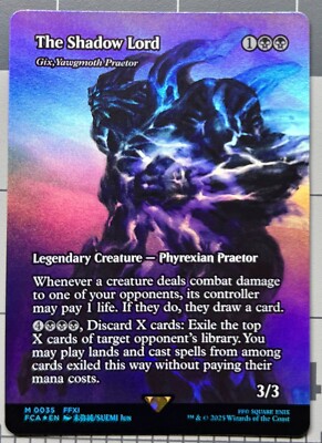 MTG Magic Final Fantasy The Shadow Lord - Gix, Yawgmoth Praetor SHOWCASE FOIL | eBay MTG Magic Final Fantasy The Shadow Lord - Gix, Yawgmoth Praetor SHOWCASE FOIL | eBay