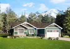 1500 sq. ft. One-story house plan - Northwest House Plan - One Time Use