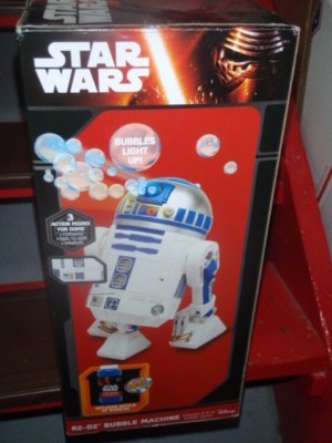 R2-D2 BUBBLE MACHINE star wars NEW blower maker party DISNEY