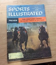 Vintage May 6 1957 Sports Illustrated Magazine Kentucky Derby Bold Ruler 