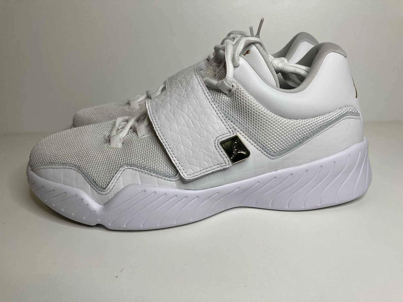 Nike Jordan J23 Bianco Oro Metallizzato 854557 101 Scarpe Uomo Sneakers Taglia 11