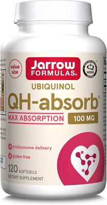 Jarrow Formulas Ubiquinol QH-Absorb 100 mg- 120 Softgels (420,81 EUR/kg)