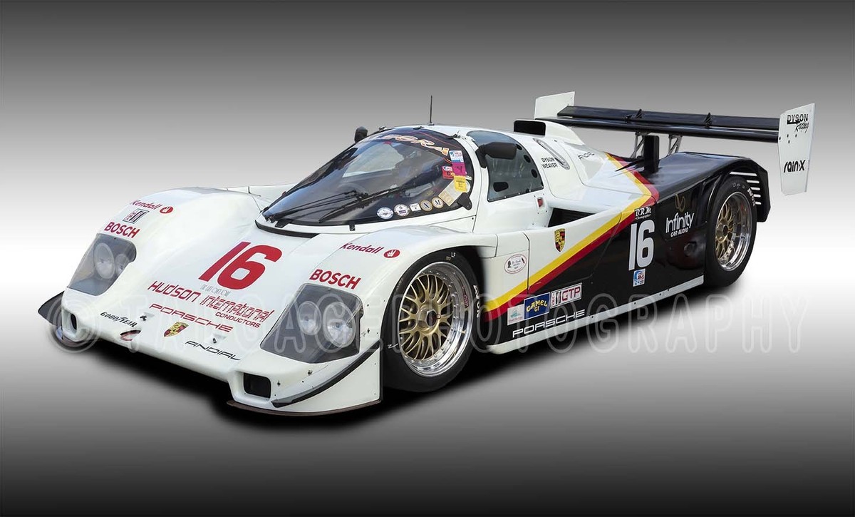 Photo D'époque - Porsche 962 Olson-Dyson IMSA 3H Daytona 1985