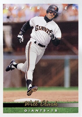 1993 Upper Deck Will Clark San Francisco Giants #576 NMMT | eBay