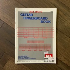 Guitar Fingerboard Book 15-fret Necks, 6 Necks per Page, 32 Pages Mel Bay