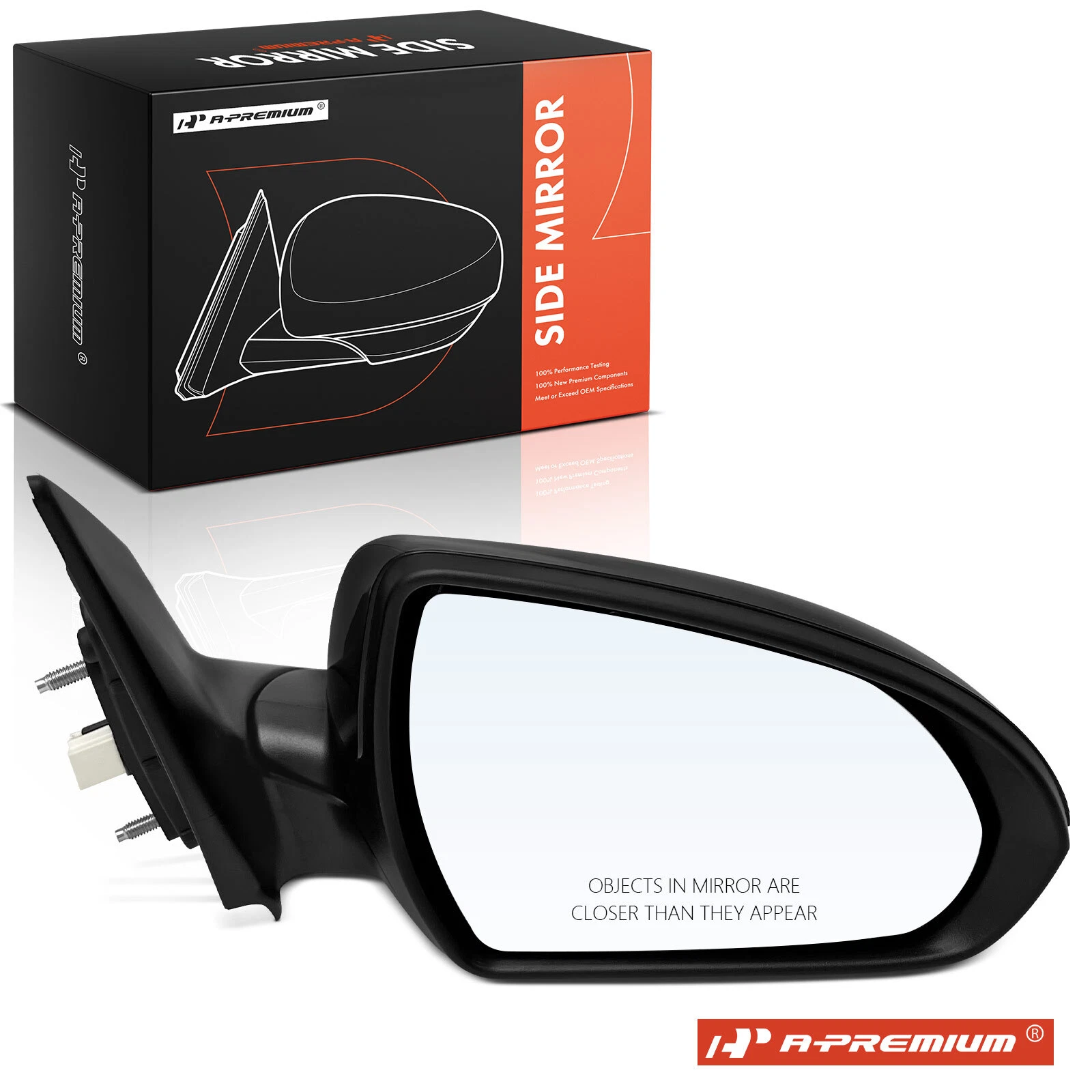 A-Premium Passenger Power Mirror Manual Fold & Heated for Hyundai Elantra 17-18