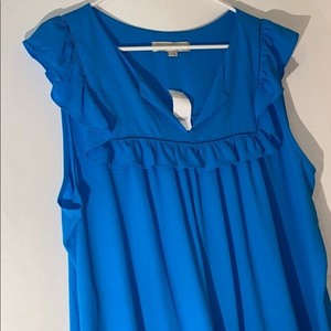 flutter loft blouse tank extra sleeve