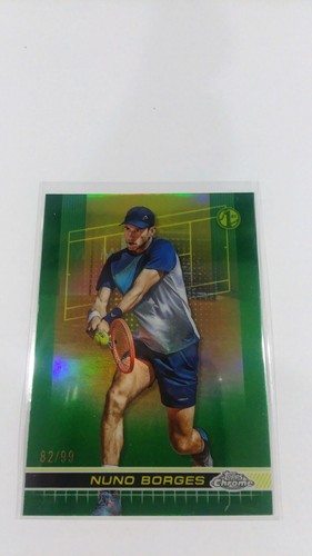 2024 Topps Chrome Tennis Green 82/99 #80 Nuno Borges - 第 1/2 張圖片