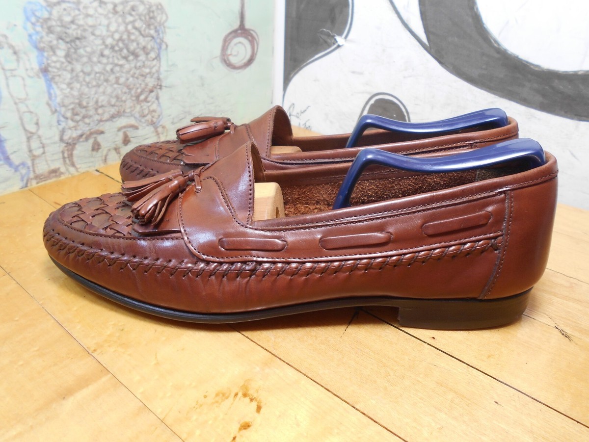 Giorgio Brutini Le Glove Brown Leather Kiltie Tassel Loafers Sz 11D Giorgio Brutini Mens Leather Loafers size 9.5 | Mercari main image 2