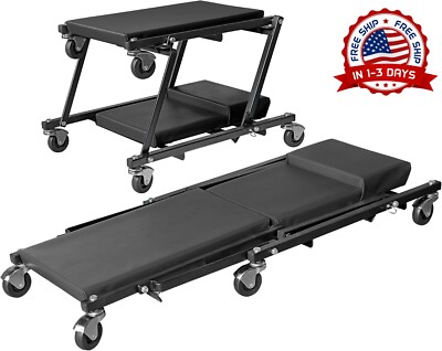 Cama Para Mecanico Con Ruedas Camilla De Trabajos Mecanicos Taller Autos Carros
