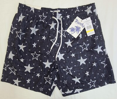 TRUNKS SURF AND SWIM CO. SANO 6 SWIM SHORTS MARINE BLUE SIZE M NWT $54