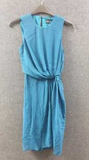 ASOS Drape Midi Dress Teal UK 6 RRP £40 LN015 MM 05