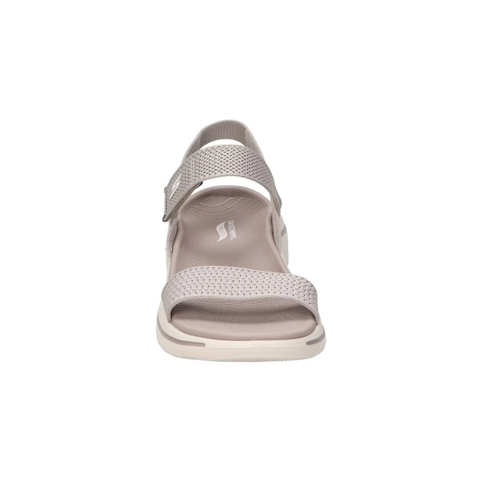 COMODA SANDALIA ERGONOMICA MUJER SKECHERS GO WALK ARCH FIT SANDAL TAUPE - Imagen 3 de 4
