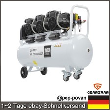 Druckluftkompressor 10 Bar 100 Liter für Ballaufblasung für Reifen aufpumpen
