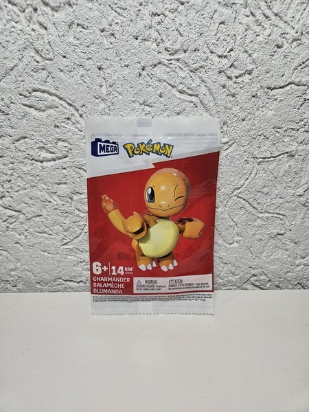 Mega Blocks PokéMon Glumanda / Charmander Construx Mattel Neu Figur Ovp-image