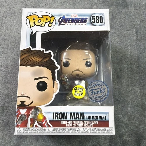 Funko Pop! Vinyl: Marvel - Iron Man (I Am Iron Man) Glows in the...