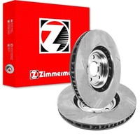 2X Zimmermann Bremsscheiben 360Mm Geschlitzt Vorne Passend FüR Porsche Macan