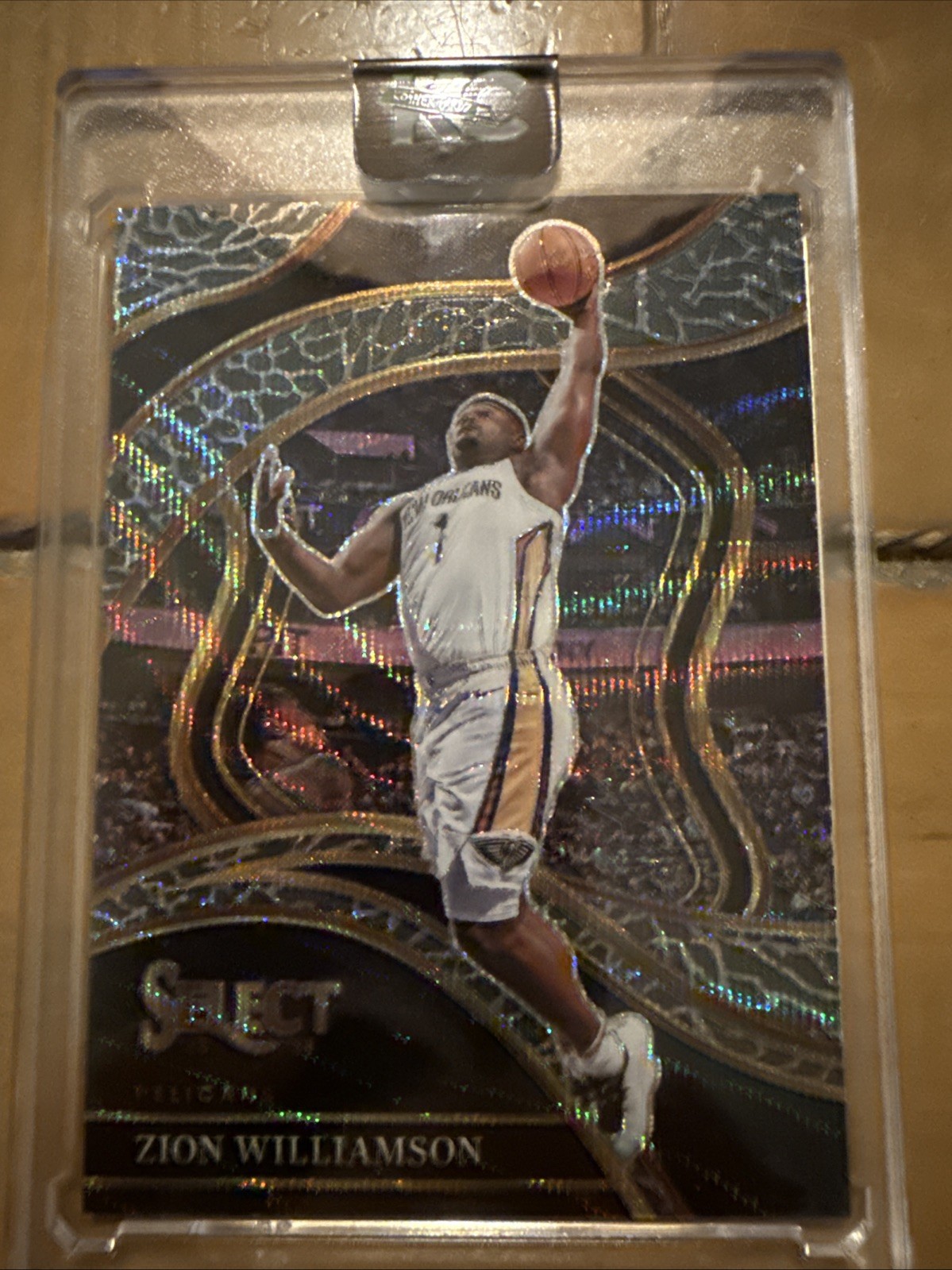 2023-24 Panini Select - Courtside Zion Williamson Elephant Prizm Pelicans SSP
