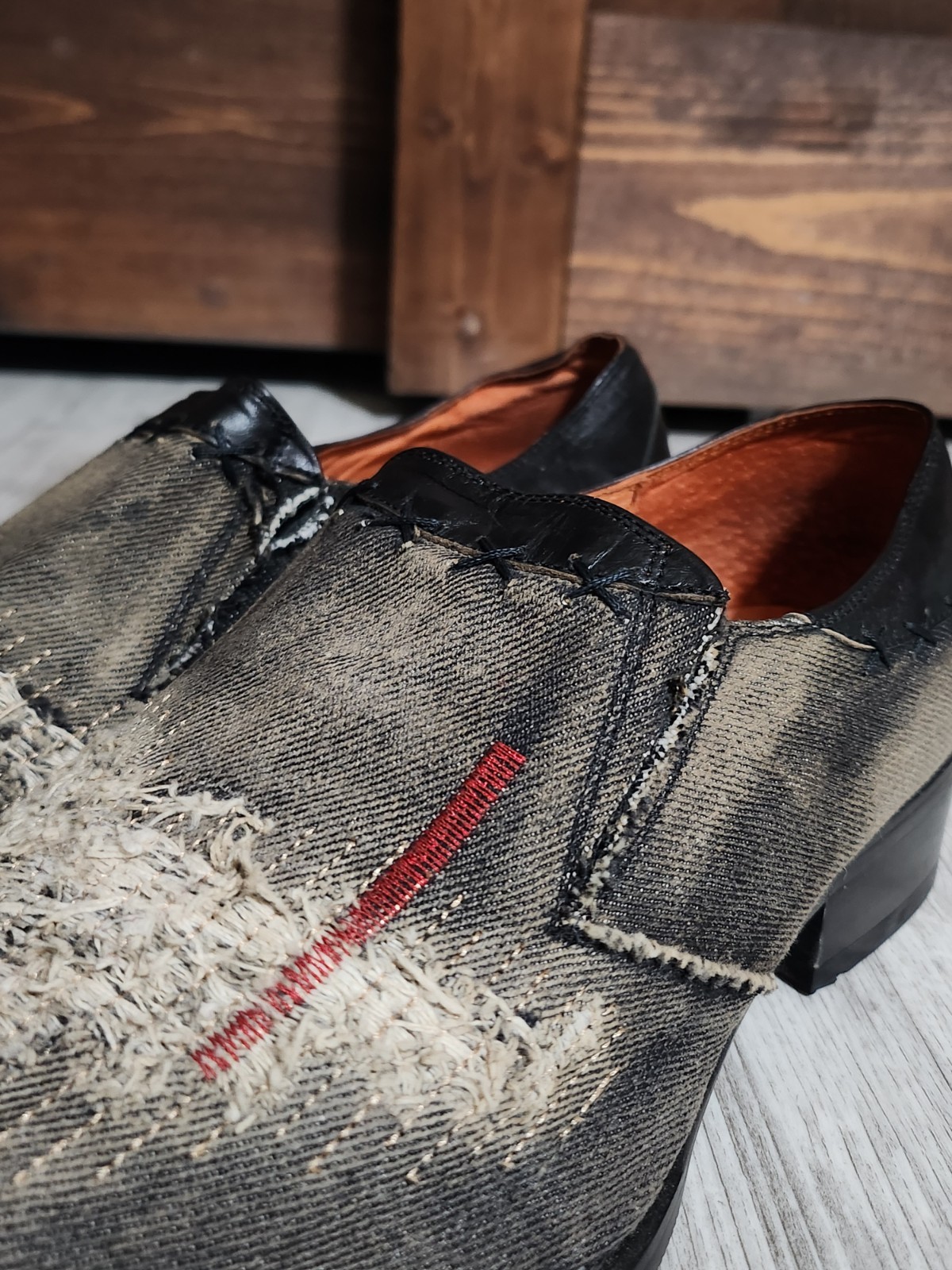 Robert Wayne "Implode" Gray Black Black/Tan Distr… - image 7