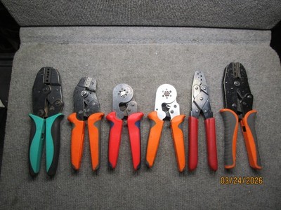 6pc Crimping Tools IWiss ICrimp Proskit & More