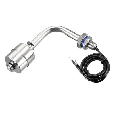 1Pack Right Angle Stainless Steel Water Level Sensor Vertical Float Switch