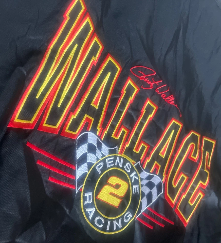 Chaqueta de Colección NASCAR Penske Racing Para Hombres L Forrada con Edredón Miller Ford Foto 2 de 4