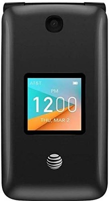 Alcatel Flip 2 4G LTE / VoLTE 4GB Basic Camera Flip Phone for AT&T (4044O)(Gray)